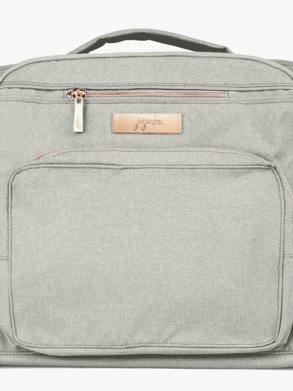 LAST ONE Jujube Light Gray Convertible Unisex Diaper Bag